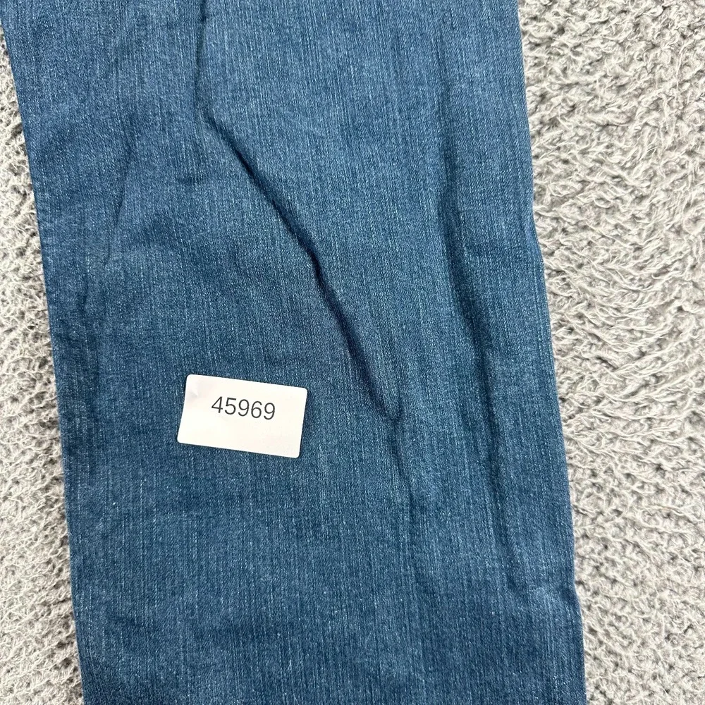 Levi's 514 Jeans Mens 38x30 Blue‎ Cotton Denim Straight Workwear Faded Stretch